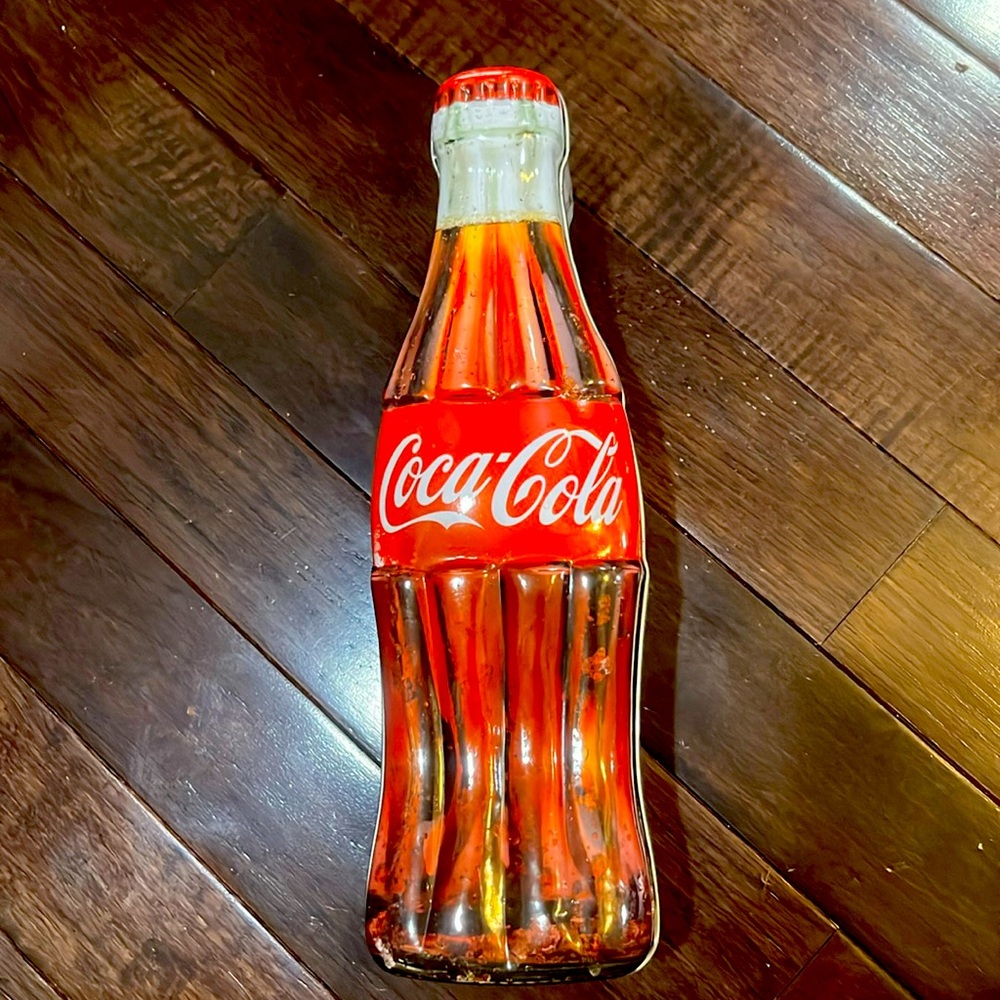 Coca Cola bottle piggy bank/coin bank